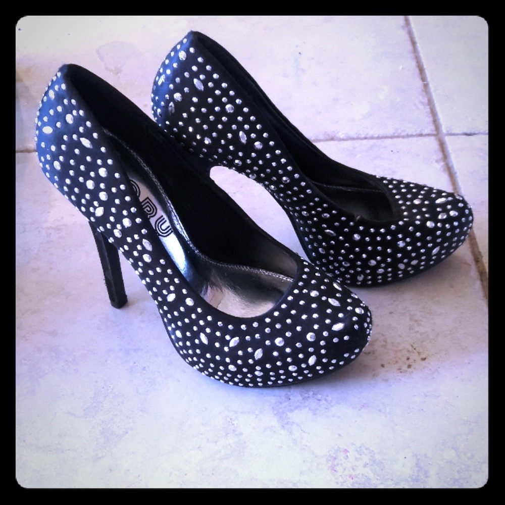 Studded heels